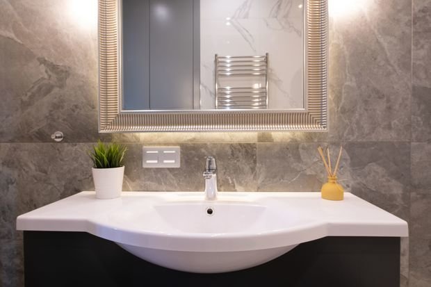 Фотография: Ванная в стиле Современный, Минимализм, Квартира, Проект дня, Москва, Buro Brainstorm, 3 комнаты, 60-90 метров – фото на INMYROOM