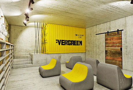 Дизайн бутика обуви для бездорожья