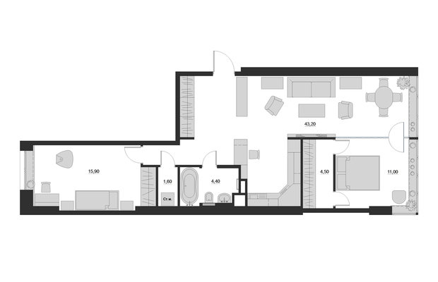 Фото из портфолио Винтажная классика. – фотографии дизайна интерьеров на INMYROOM