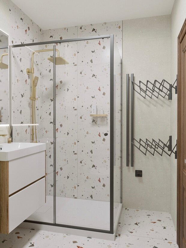 Фото из портфолио Квартира для семьи из 3х человек 71 м2 ЖК Михайловский Парк – фотографии дизайна интерьеров на INMYROOM