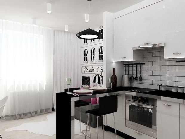 Фото из портфолио Свежо и графично – фотографии дизайна интерьеров на INMYROOM