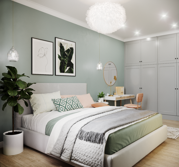 Фото из портфолио Однокомнатная квартира 39м2 – фотографии дизайна интерьеров на INMYROOM