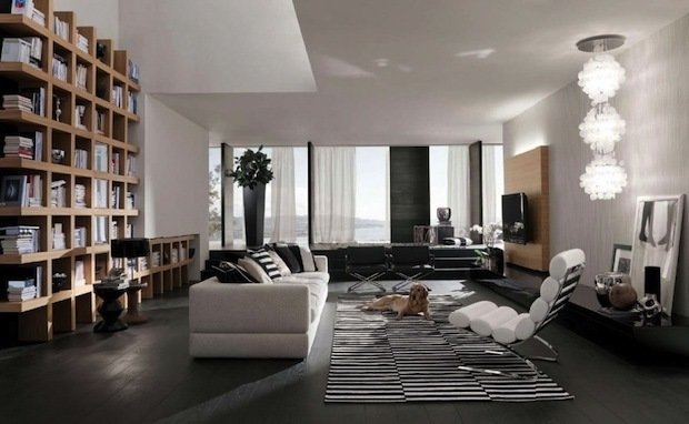 Фотография: Гостиная в стиле Скандинавский, Декор интерьера, Декор дома, Библиотека – фото на INMYROOM