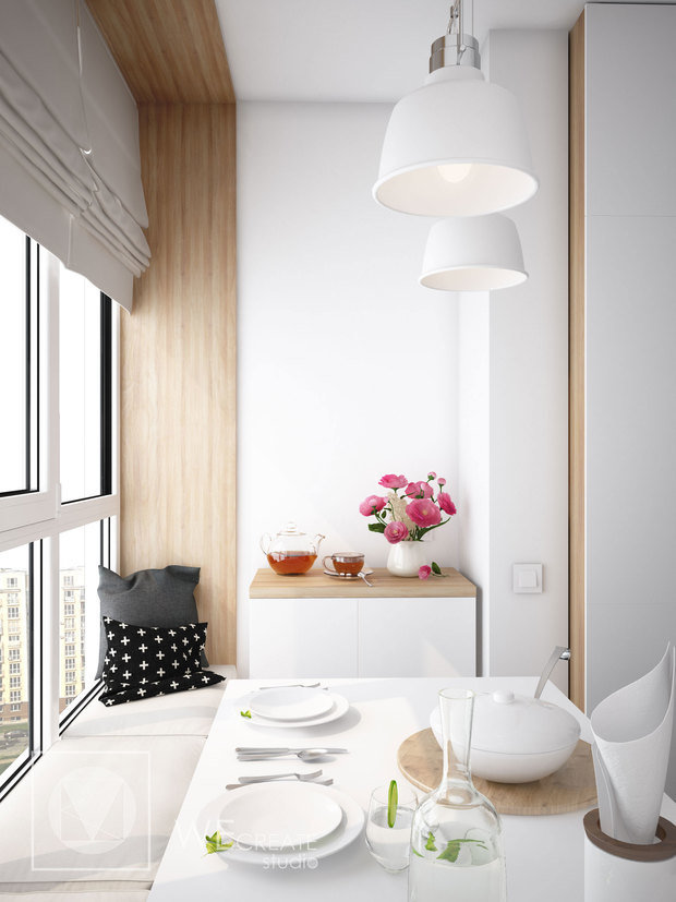 Фото из портфолио Квартира в скандинавском стиле – фотографии дизайна интерьеров на INMYROOM