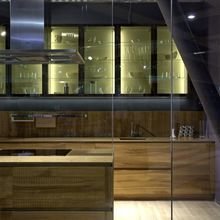 Фото из портфолио кухня Simple Lamellar Wood – фотографии дизайна интерьеров на INMYROOM