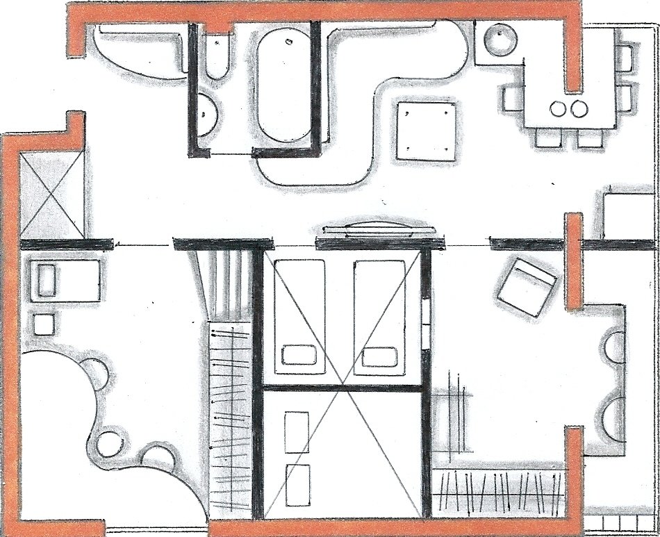 Фото из портфолио Мои перепланировки – фотографии дизайна интерьеров на INMYROOM Фото из портфолио Мои перепланировки – фотографии дизайна интерьеров на INMYROOM