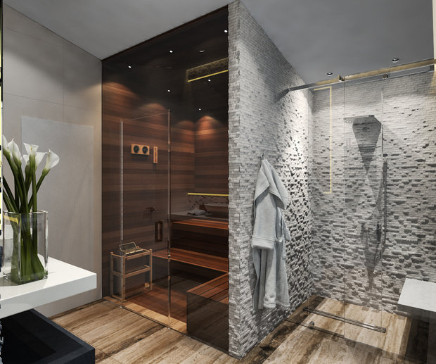 Фото из портфолио Проект загородного дома 310 кв.м. в поселке Подмосковные вечера – фотографии дизайна интерьеров на INMYROOM