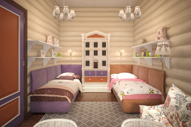 Фотография: Детская в стиле Прованс и Кантри, Дом, Проект недели, Дача, Дом и дача, Дмитровский район, Татьяна Безверхая – фото на INMYROOM
