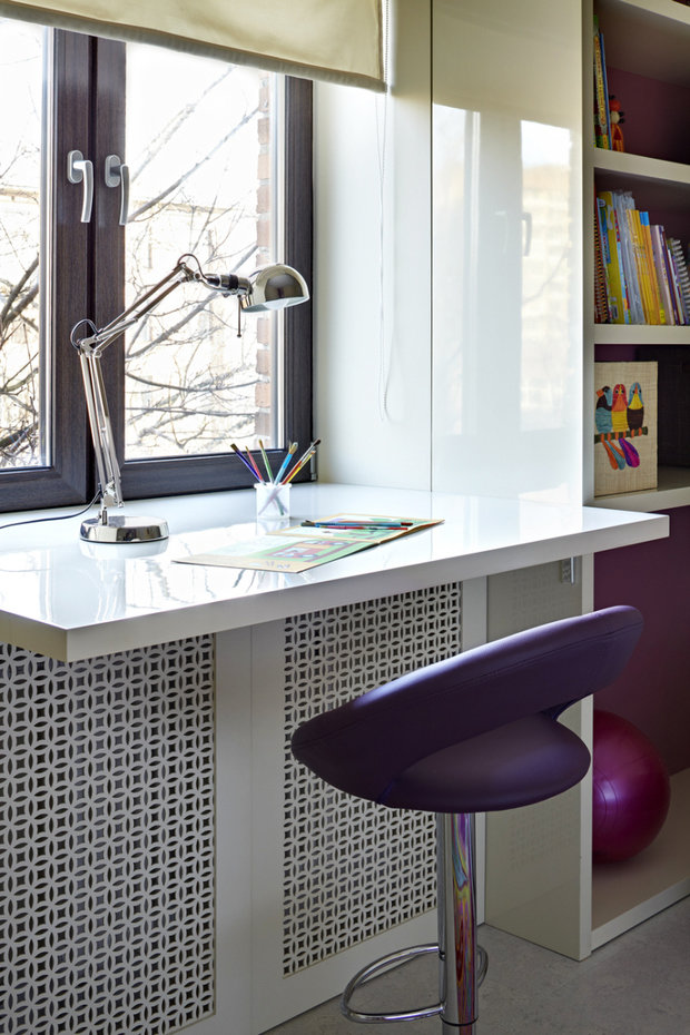 Фотография: Офис в стиле Эклектика, Классический, Современный, Восточный, Квартира, Дома и квартиры, Проект недели, Москва, 3 комнаты, 60-90 метров, Марина Пенние, Роман Воронов, Marina Pennie design & art – фото на INMYROOM