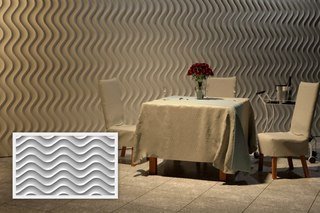 Фото из портфолио 3D гипсовые панели – фотографии дизайна интерьеров на InMyRoom.ru