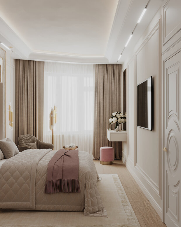 Фото из портфолио Дизайн интерьера дома в ЖК «Manhattan (Манхэттен)» в стиле современная классика – фотографии дизайна интерьеров на INMYROOM