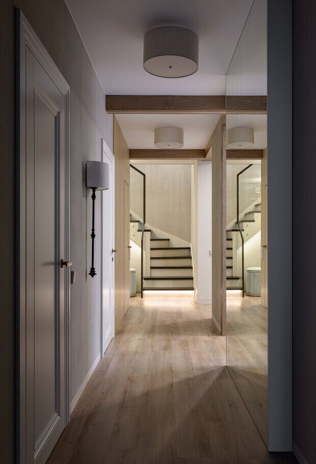 Фотография: Прихожая в стиле Современный, Проект дня, Новосибирск, 4 и больше, Более 90 метров, Эксклюзивные проекты, Полина Степанова, эклектичный с элементами этники и современного дизайна – фото на INMYROOM