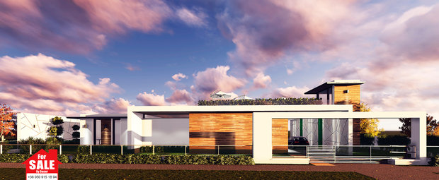 Фото из портфолио Minimalism Private House 198m2 – фотографии дизайна интерьеров на INMYROOM