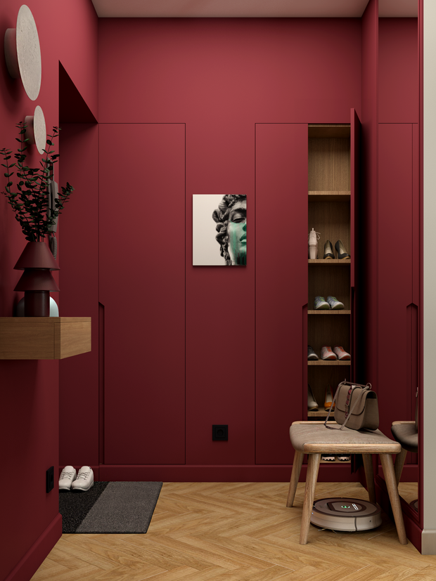 Фотография: Прихожая в стиле Современный, Квартира, Проект недели, Москва, 1 комната, до 40 метров, Ольга Шакирова – фото на INMYROOM