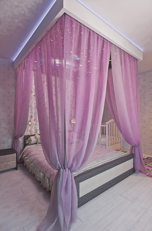 Фото из портфолио Интерьер спальни-детской. – фотографии дизайна интерьеров на INMYROOM