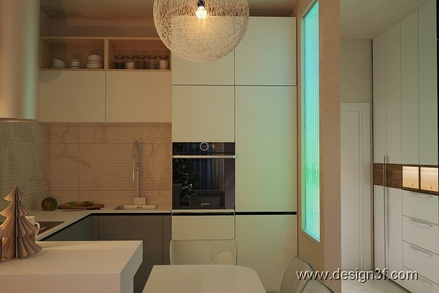 Фото из портфолио Квартира-студия – фотографии дизайна интерьеров на INMYROOM