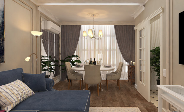 Фото из портфолио Классика – фотографии дизайна интерьеров на INMYROOM