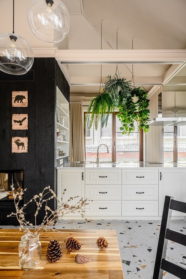 Фотография: Кухня и столовая в стиле Прованс и Кантри, Современный, Эклектика, Проект дня, Краснодар, Маргарита Мельникова, Кирпичный дом, 1 комната, 40-60 метров, Андрей Мельников – фото на INMYROOM