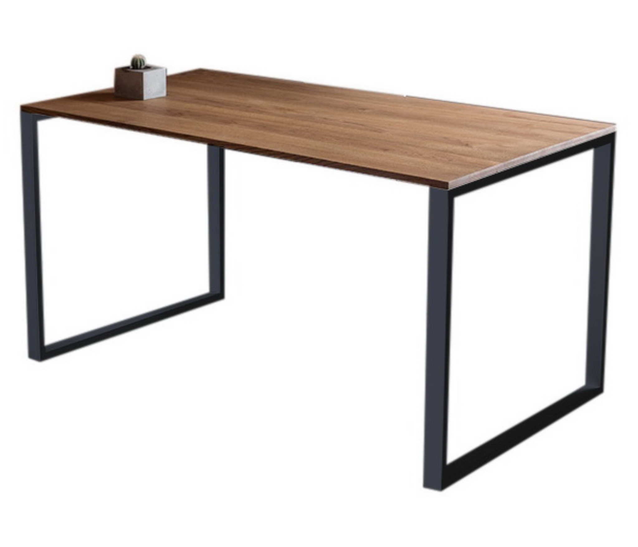 Рабочий стол Бёркли черно-коричневого цвета