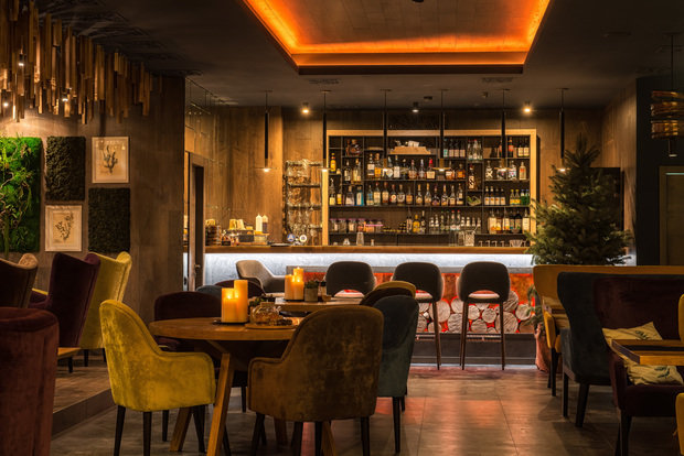 Фото из портфолио Дизайнер интерьера Курск. Ресторан FOREST GRILL – фотографии дизайна интерьеров на INMYROOM