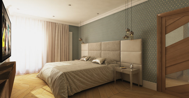 Фото из портфолио Тепло бежевых оттенков – фотографии дизайна интерьеров на INMYROOM