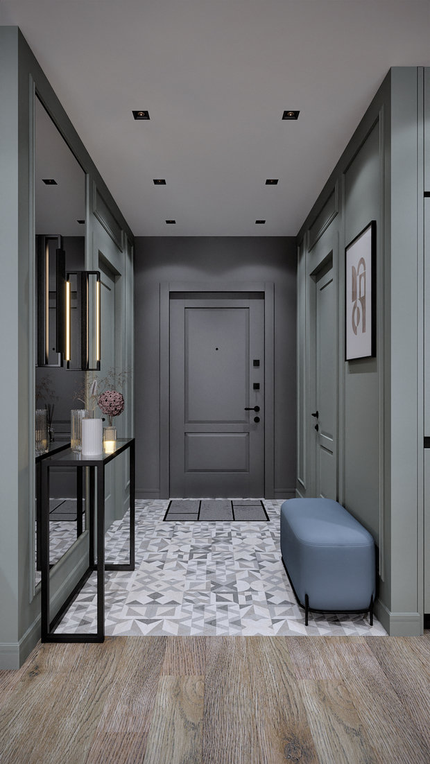 Фото из портфолио Двухуровневая квартира в ЖК "Сердце Столицы" – фотографии дизайна интерьеров на INMYROOM