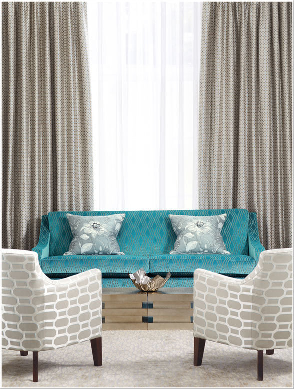 Фотография: Гостиная в стиле Восточный, Декор интерьера, Дизайн интерьера, Цвет в интерьере, Бирюзовый – фото на INMYROOM