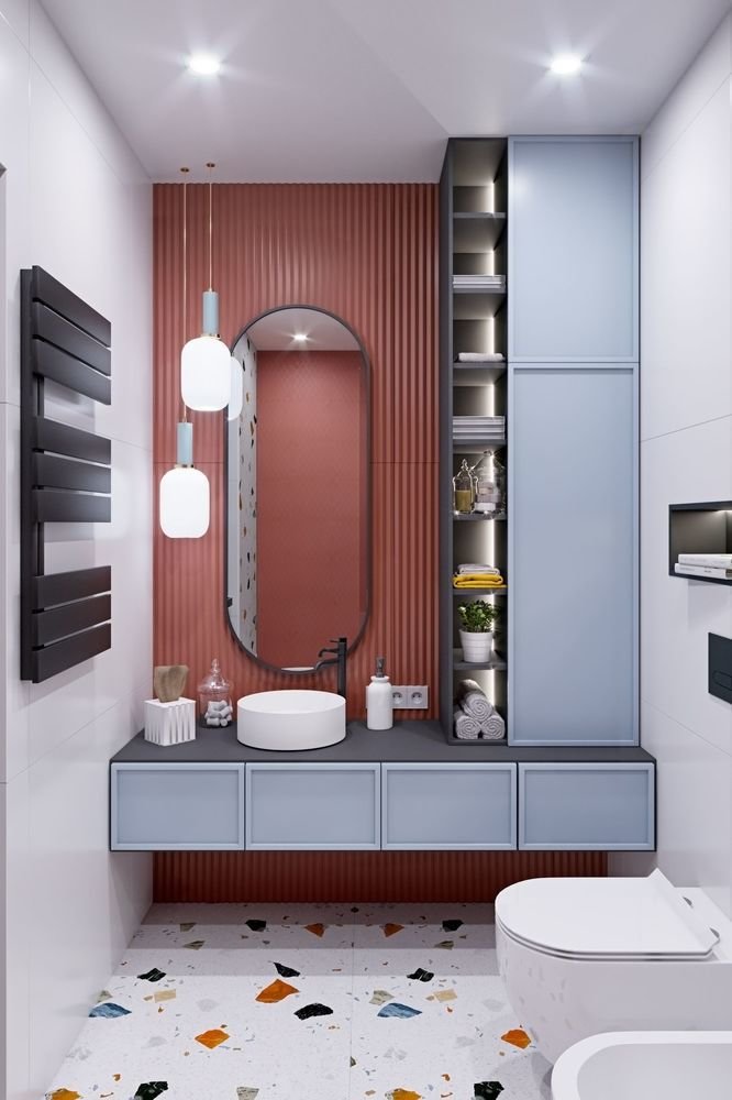 Фотография: Ванная в стиле Современный, Дом, Украина, Проект дня, Ирпень, Таунхаус, 4 и больше, Более 90 метров, Quader Architecture – фото на INMYROOM