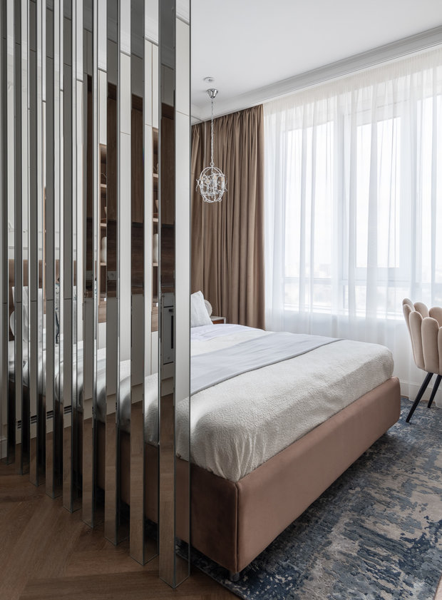 Фотография: Спальня в стиле Классический, Современный, Малогабаритная квартира, Квартира, Студия, Проект недели, Москва, до 40 метров, Make my flat, Татьяна Смородина – фото на INMYROOM