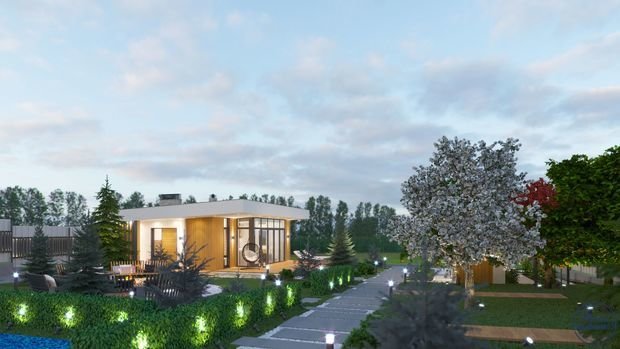 Фото из портфолио Проект двухэтажного индивидуального дома – фотографии дизайна интерьеров на INMYROOM