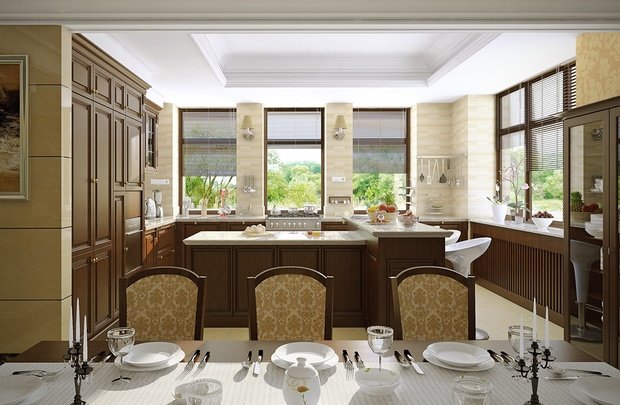 Фото из портфолио Арабский вариант проекта в Миллениум Парке – фотографии дизайна интерьеров на INMYROOM