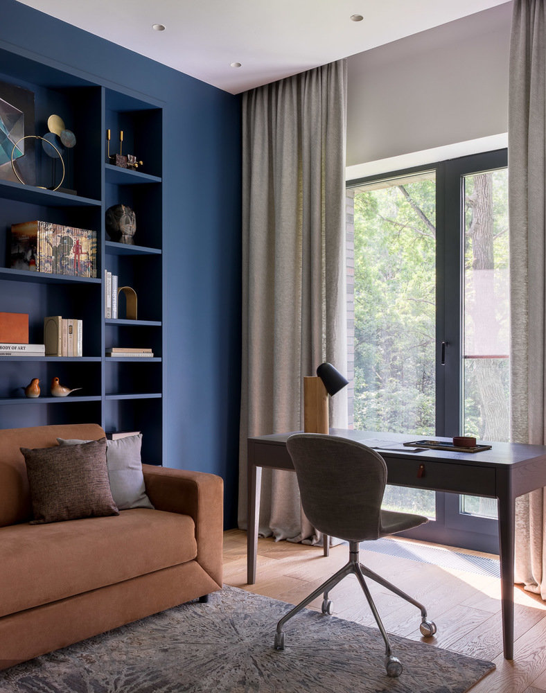 Фотография: Кабинет в стиле Современный, Эклектика, Квартира, Проект недели, Красногорск, Монолитный дом, 4 и больше, Более 90 метров, Design Filosofia, #эксклюзивныепроекты, Ксения Коровина, Екатерина Закурдаева – фото на INMYROOM Фотография: Кабинет в стиле Современный, Эклектика, Квартира, Проект недели, Красногорск, Монолитный дом, 4 и больше, Более 90 метров, Design Filosofia, #эксклюзивныепроекты, Ксения Коровина, Екатерина Закурдаева – фото на INMYROOM