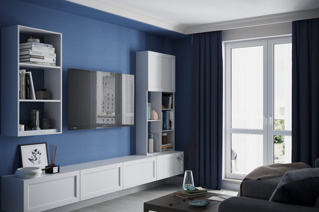 Фотография: Гостиная в стиле Современный, Квартира, Проект недели, Минск, 3 комнаты, 60-90 метров, Protena – фото на INMYROOM