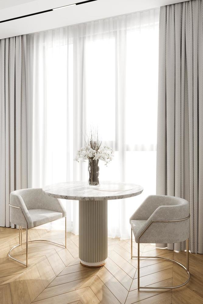 Фото из портфолио Воздушная современная классика в ЖК Матч Пойнт – фотографии дизайна интерьеров на INMYROOM Фото из портфолио Воздушная современная классика в ЖК Матч Пойнт – фотографии дизайна интерьеров на INMYROOM