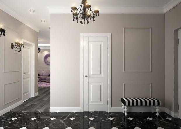 Фото из портфолио Квартира в современном классическом стиле – фотографии дизайна интерьеров на INMYROOM