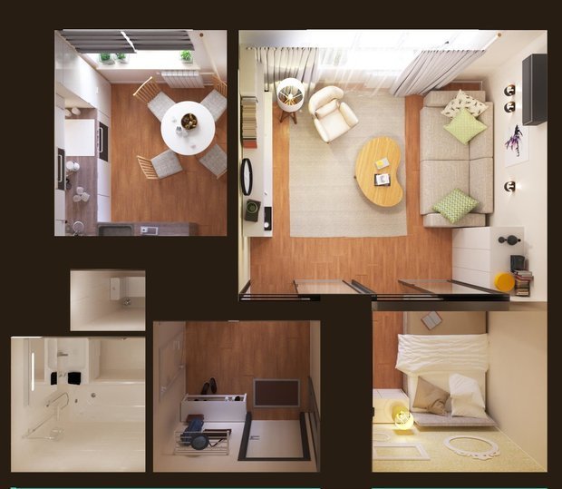 Фотография: Планировки в стиле , Гид – фото на INMYROOM