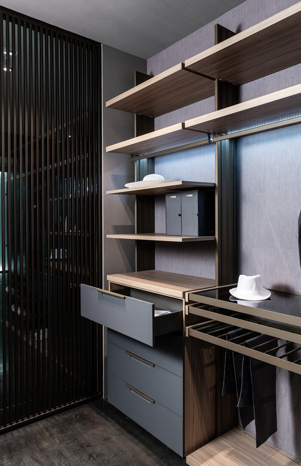Фотография: Гардеробная в стиле Современный, гардеробная в спальне, UNION, Спецпроект – фото на INMYROOM