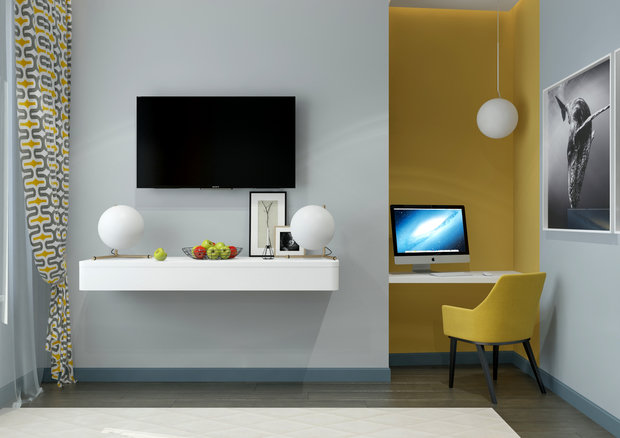 Фото из портфолио спальня на Шевченко, г. Новосибирск – фотографии дизайна интерьеров на INMYROOM