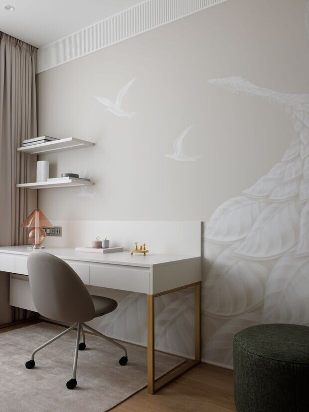 Фотография: Детская в стиле Современный, Квартира, Проект дня, Санкт-Петербург, 3 комнаты, Более 90 метров, Елена Лебедева – фото на INMYROOM