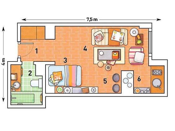 Фотография: Планировки в стиле  – фото на INMYROOM