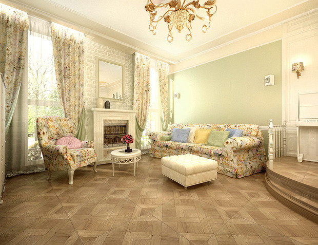 Фото из портфолио Кантри в интерьере  – фотографии дизайна интерьеров на INMYROOM