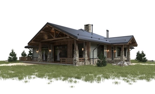 Фото из портфолио Home in the Woods дома – фотографии дизайна интерьеров на INMYROOM