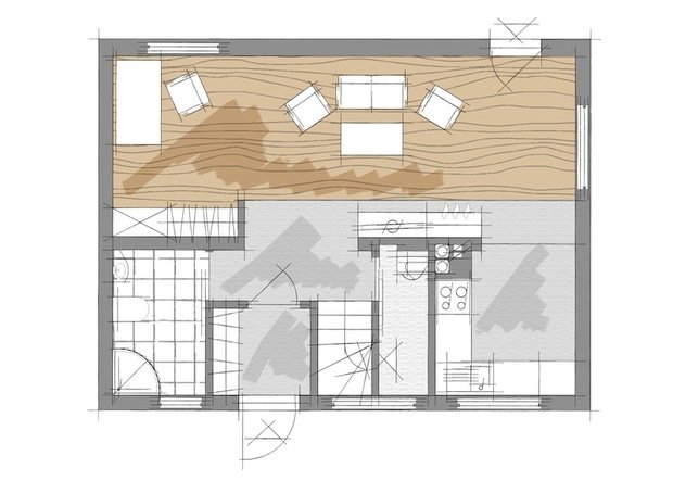 Фото из портфолио Ouz House sketch – фотографии дизайна интерьеров на INMYROOM