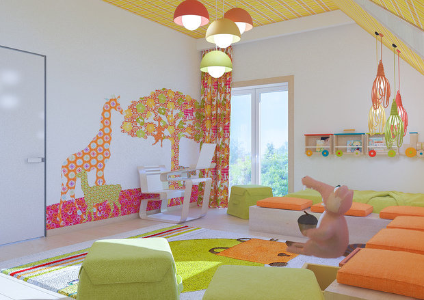 Фото из портфолио Сафари в детской  – фотографии дизайна интерьеров на INMYROOM