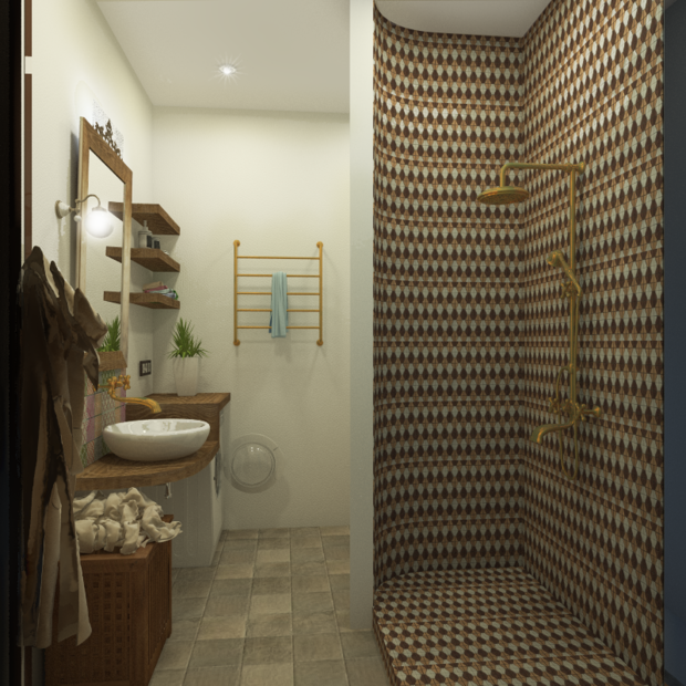 Фото из портфолио Квартира в стиле фьюжн – фотографии дизайна интерьеров на INMYROOM