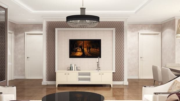 Фото из портфолио Изящный интерьер квартиры – фотографии дизайна интерьеров на INMYROOM