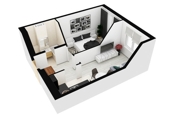 Фото из портфолио 3D-планировки – фотографии дизайна интерьеров на INMYROOM