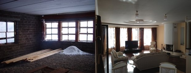 Фото из портфолио Загородный дом. Фасад. До и после проекта. – фотографии дизайна интерьеров на InMyRoom.ru