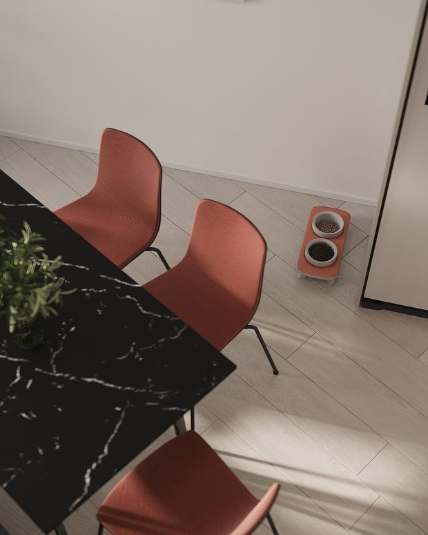 Фото из портфолио Современный интерьер в ЖК «Znak», Ижевск, 73 кв. м2 – фотографии дизайна интерьеров на INMYROOM