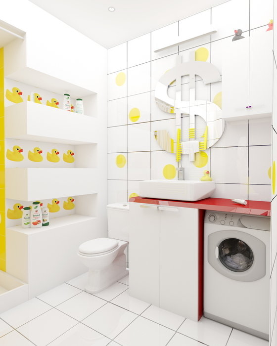 Фото из портфолио Квартира POPart & Coca-Cola – фотографии дизайна интерьеров на INMYROOM